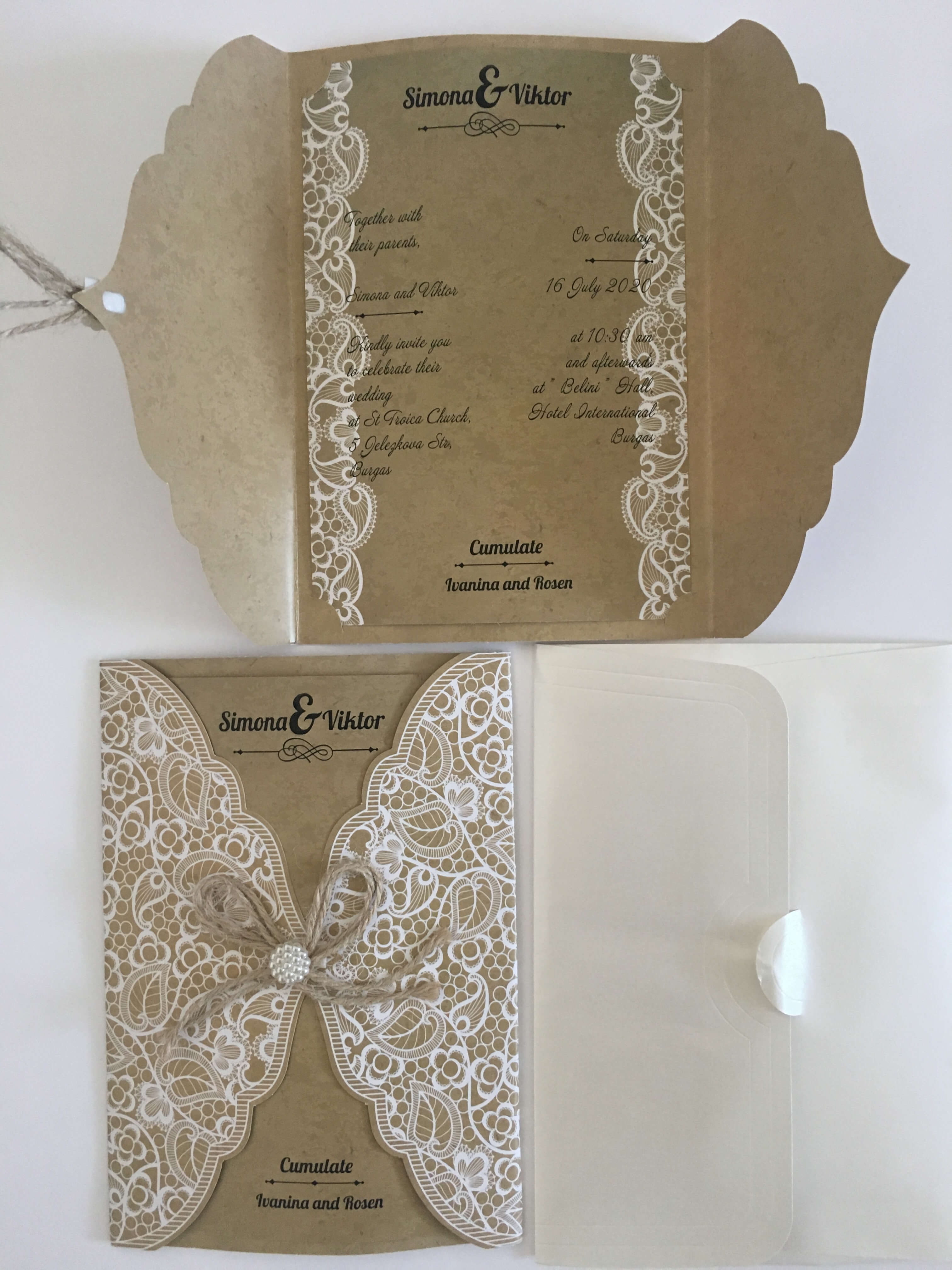 vintage wedding invitation  - weddingcardsuk.com