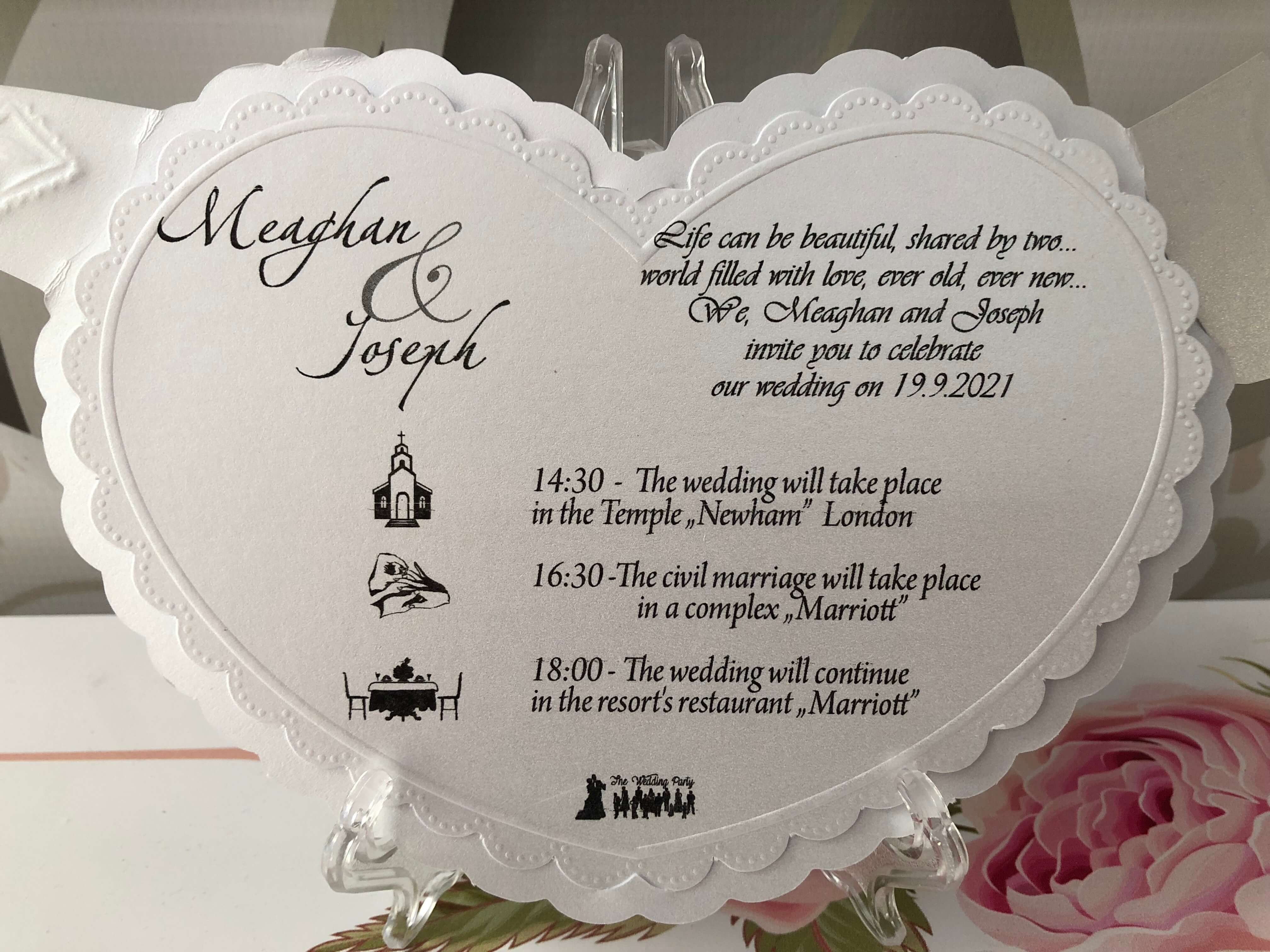 3D Wedding Invitations - weddingcardsuk.com