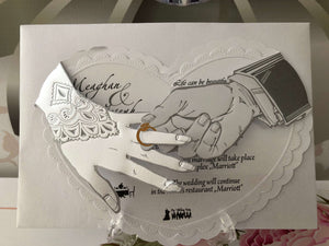 Luxury 3D Wedding Invitations - weddingcardsuk.com