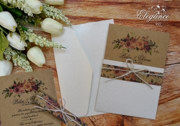 rustic pocket wedding cards - weddingcardsuk.com