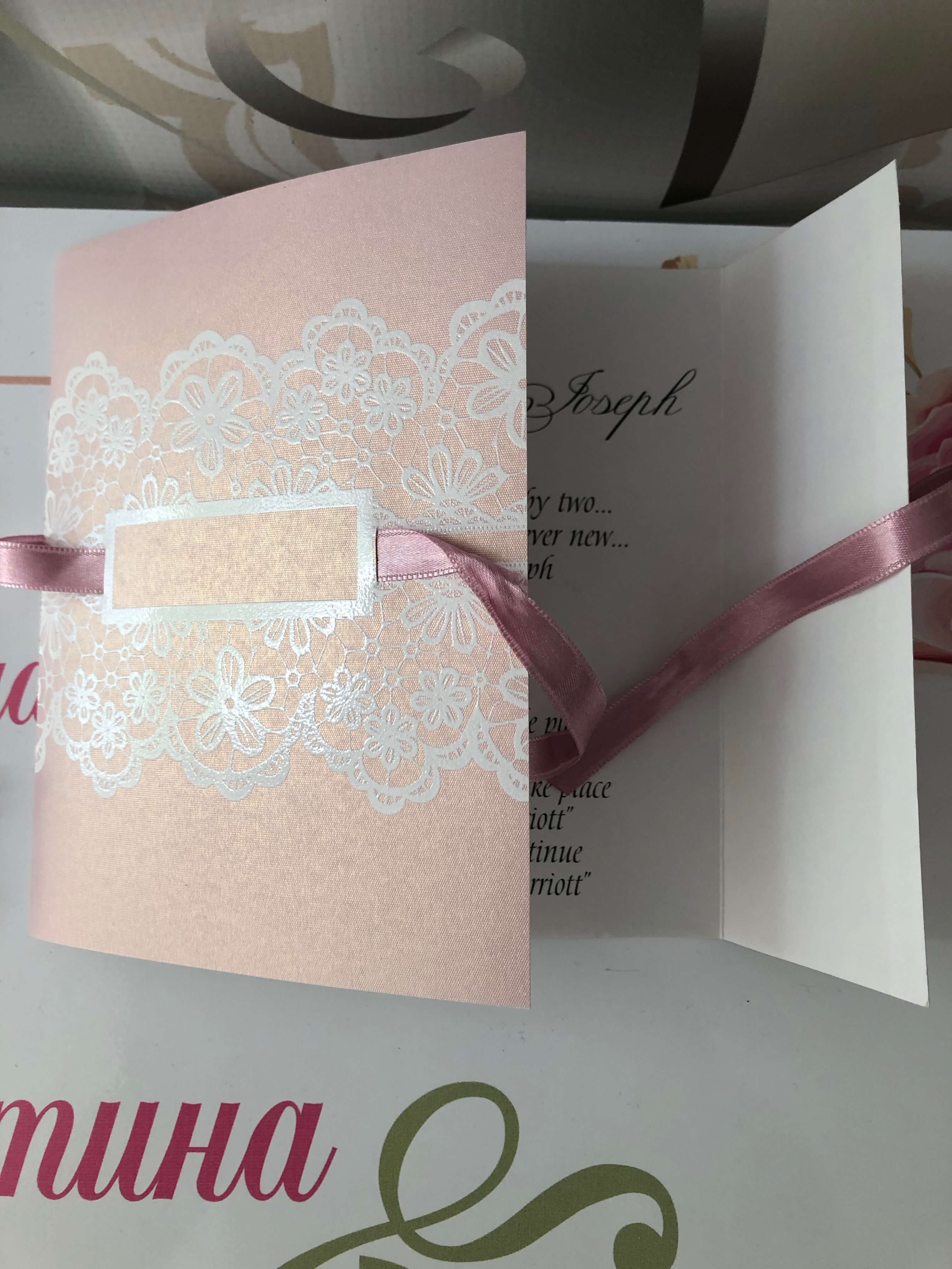 blush pink wedding invitations uk  - weddingcardsuk.com