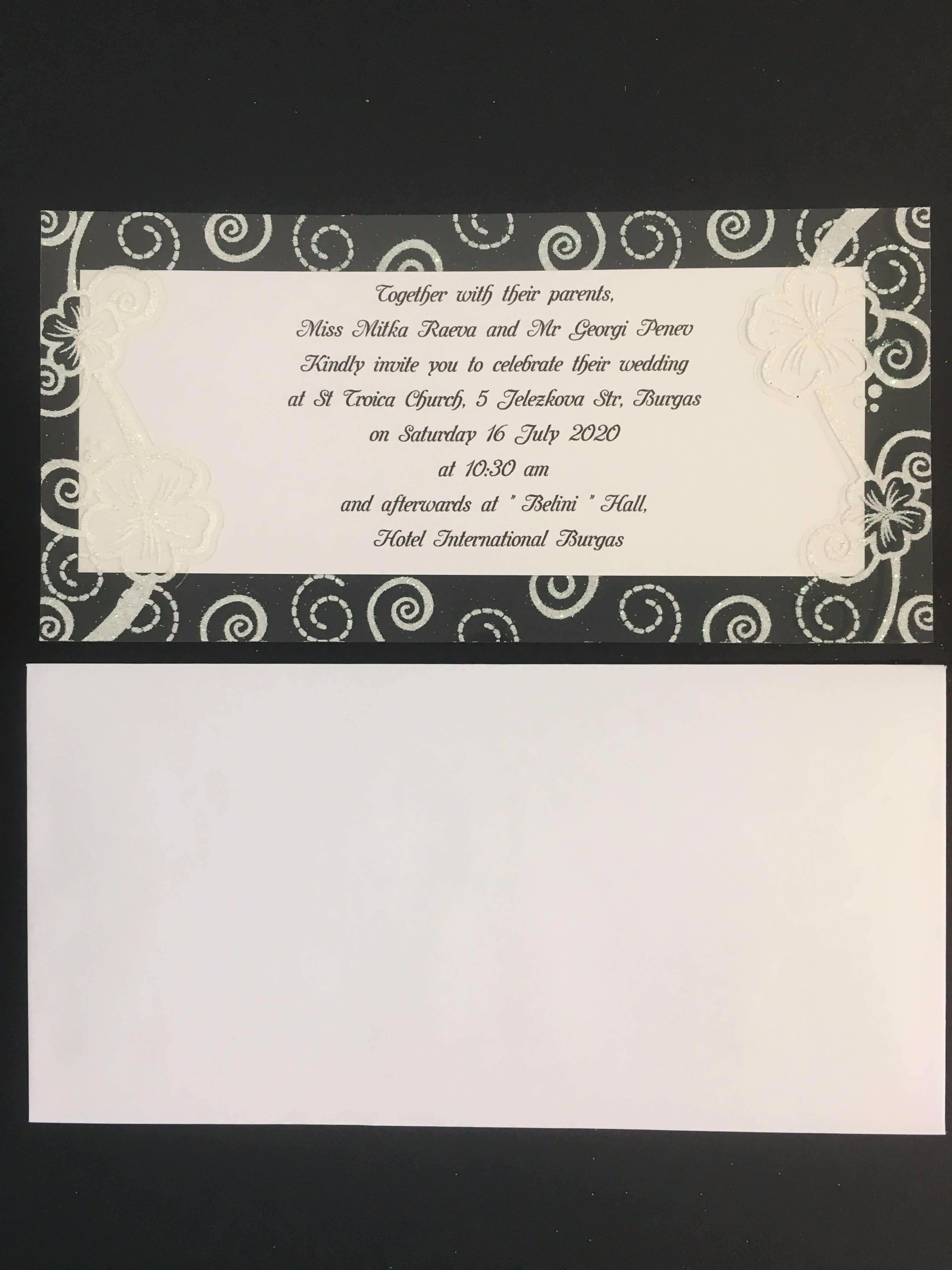 clear plastic wedding invitations