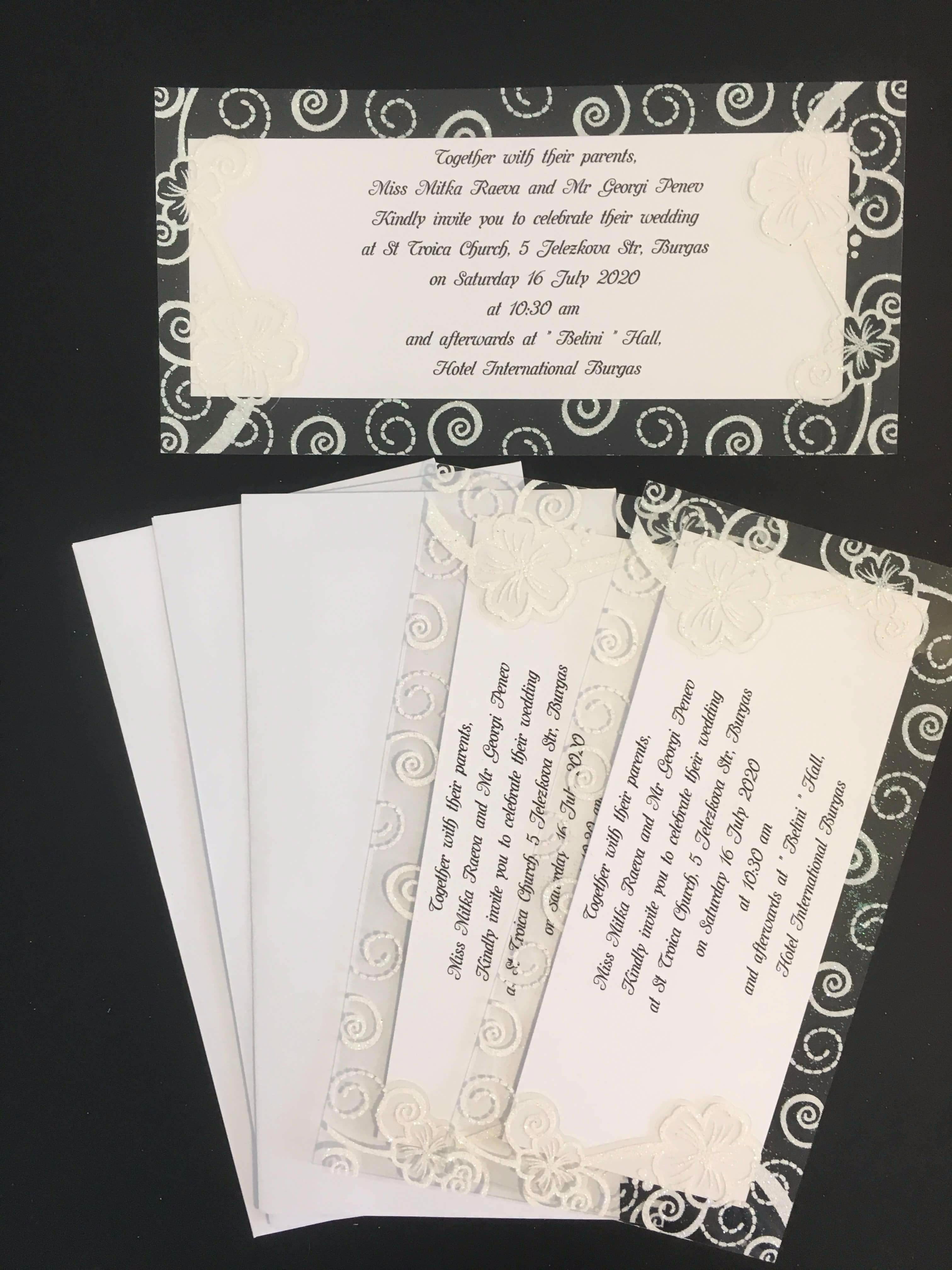 transparent wedding invitations