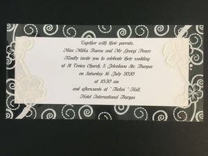 clear acrylic wedding invitations uk
