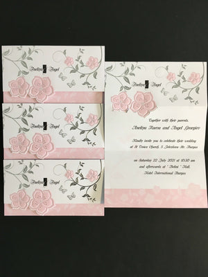 Floral Wedding Cards 
