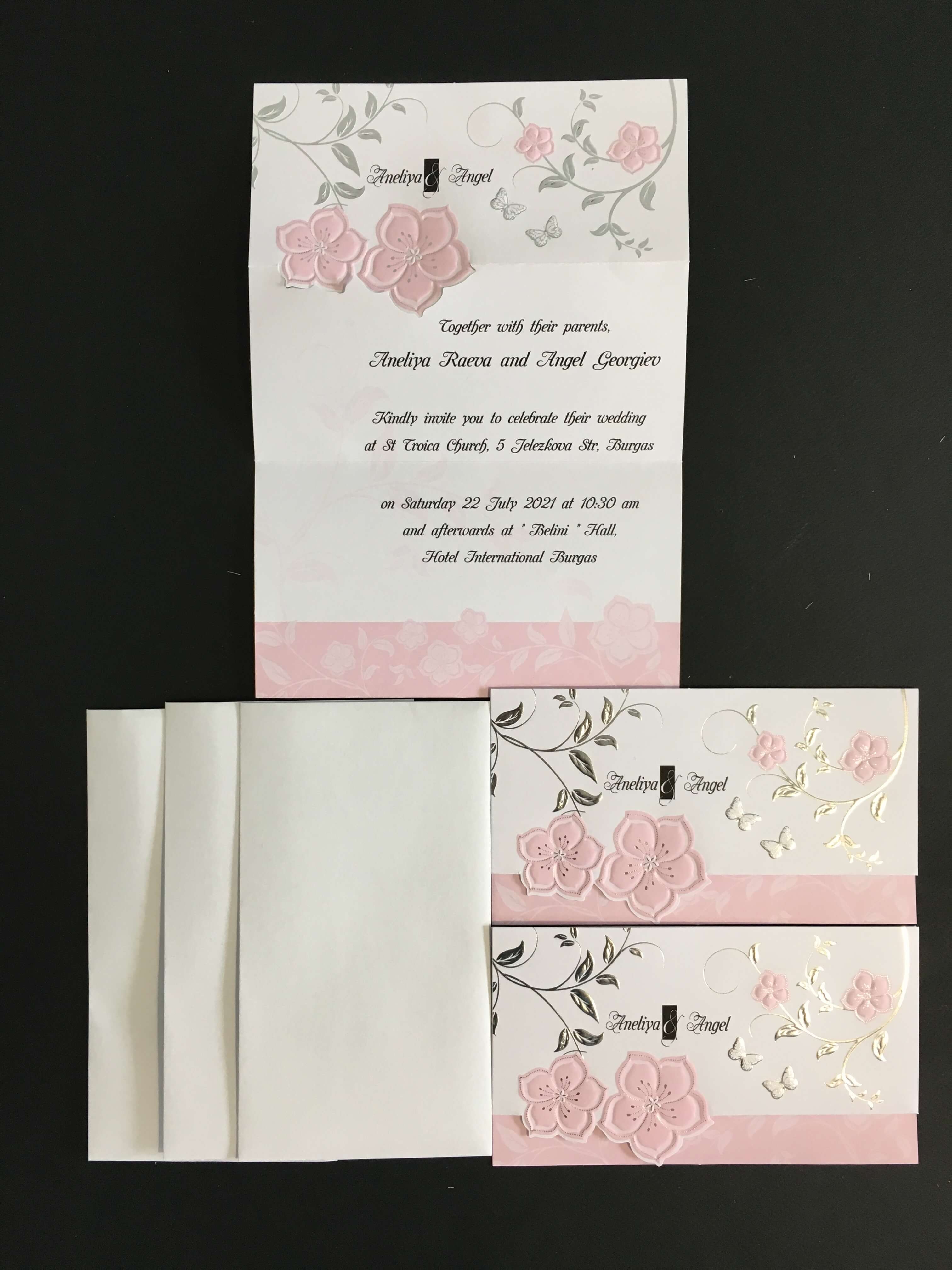 Floral Wedding Cards UK