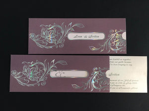 asian pocket wedding invitations 