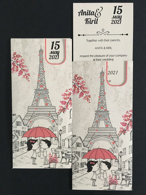 paris wedding invitations - weddingcardsuk.com